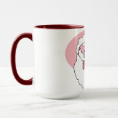Funny Santa Custom Tasse - wählen Sie Stil, Farbe (Links)