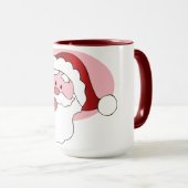 Funny Santa Custom Tasse - wählen Sie Stil, Farbe (VorderseiteRechts)