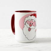 Funny Santa Custom Tasse - wählen Sie Stil, Farbe (Vorderseite Links)