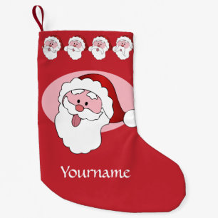 Funny Santa Custom Weihnachten Strumpf Kleiner Weihnachtsstrumpf