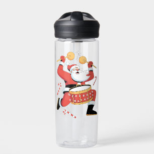 Funny Santa Drummer Ugly Weihnachten Weihnachten D Trinkflasche