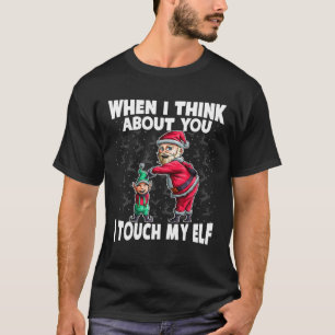 Funny Santa Elf Chistmas Gag Geschenk Ugly Elves C T-Shirt
