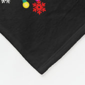 Funny Santa Elf Snowman Reindeer Gingerbread Chris Fleecedecke (Ecke)