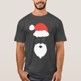 Funny Santa Face frohe Weihnachts Weihnachtsfamili T-Shirt