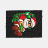 Funny Santa Gaming Gamer Pajamas Pjs Christmas Xma Fleecedecke (Vorderseite (Horizontal))