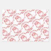 Funny Santa Geschenkpapier Set (Vorderseite 3)