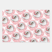 Funny Santa Geschenkpapier Set (Vorderseite)