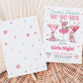 Funny Santa Girls Night Weihnachts Party Einladung