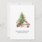 Funny Santa Gnomes Weihnachtsfeiertag Open House Einladung (Rückseite)