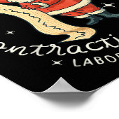 Funny Santa Gonna Find Out Who's Is Contracting To Poster (Ecke)