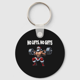 Funny Santa Gym Lifting Swole Weihnachten Weihnach Schlüsselanhänger