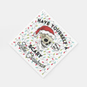 Funny Santa Haben Sie sich ein Beängstigendes Weih Serviette (Ecke)