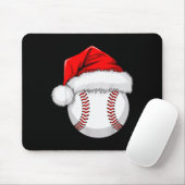 Funny Santa Hat Xmas Srt Lover Christmas Baseball Mousepad (Mit Mouse)