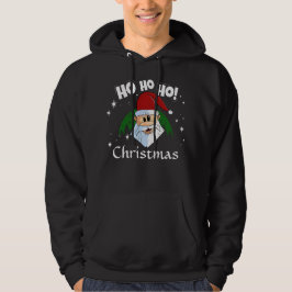 Funny Santa Ho Ho Ho Weihnachten Rotes Grün Hoodie