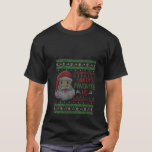 Funny Santa Ho Meme Funny Christmas Santa Ugly Chr T-Shirt<br><div class="desc">Funny Santa Ho Meme Funny Christmas Weihnachten Weihnachten / Neck</div>