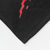 Funny Santa Hockey Christmas Retro Winter Player X Fleecedecke (Ecke)