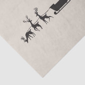 Funny santa 'I am coming' for sleigh Seidenpapier (Ausschnitt)