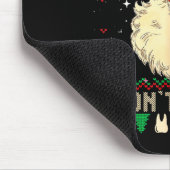 Funny Santa I Know You Didn't Floss Dentist Dental Mousepad (Ecke)