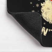 Funny Santa I Know You Didn't Floss Dentist Dental Mousepad (Ecke)