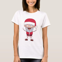 Funny Santa individuelle Name Kleidung T-Shirt
