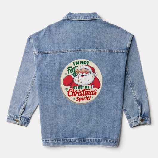 Funny Santa Jeansjacke (Rückseite)
