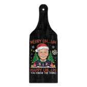 Funny Santa Joe Biden Merry Äm Christmas Ugly Schneidebrett (Vorderseite)