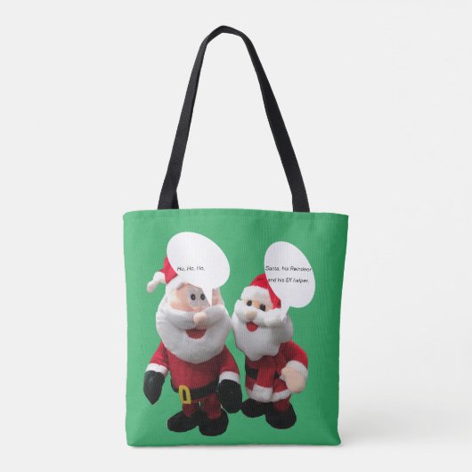 Funny Santa Joke Tasche (Rückseite)