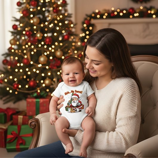 Funny Santa Kids Jersey | Cookie Thief Christmas O Baby Strampler