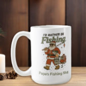 Funny Santa lieber fischen Kaffeetasse