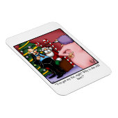 Funny Santa List Spaß Magnet Geschenk (Rechte Seite)