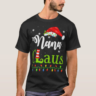 Funny Santa Nana Claus Weihnachts-Matching-Familie T-Shirt