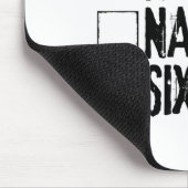 Funny Santa Nice Naughty Six Seven Meme 67 Christm Mousepad (Ecke)