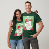 Funny Santa No Hugs Ugly Sweater T-Shirt (Unisex)