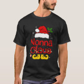 Funny Santa Nonna Claus Weihnachts-Matchfamilie T-Shirt (Vorderseite)