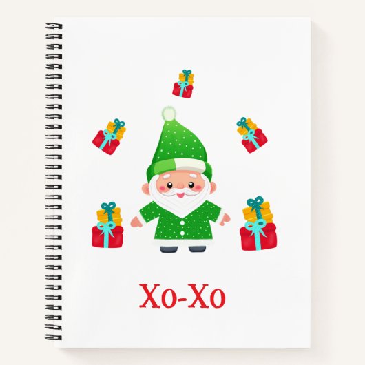 Funny Santa Notizblock (Vorderseite)