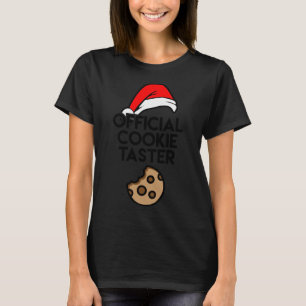 Funny Santa Offiziell Cookie Taster Family Christm T-Shirt