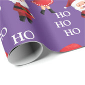 Funny Santa Paares Weihnachten Weihnachten HO HO H Geschenkpapier (Rolleneckpunkt)