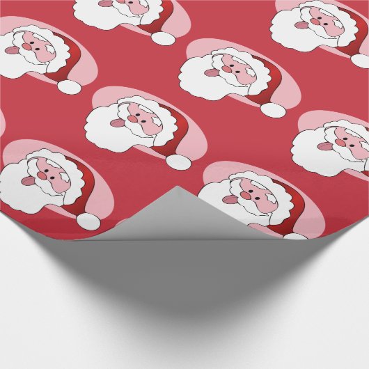 Funny Santa Packpapier (Ecke)