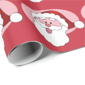 Funny Santa Packpapier (Rolleneckpunkt)