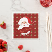 Funny Santa - Paper Napkins Serviette (Beispiel)