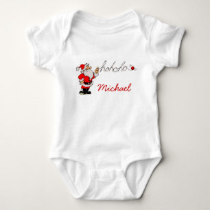 Funny Santa Personalizable Baby Shirt