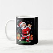 Funny Santa Playing Golf Holiday Christmas Xmas Pa Kaffeetasse (Links)