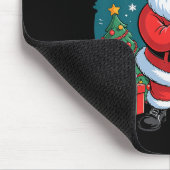 Funny Santa Playing Trombone Holiday Chrismas Xmas Mousepad (Ecke)