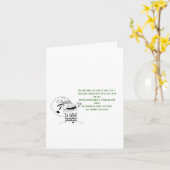 Funny Santa Poem Niedlich Weihnachten Karte (Gelbe Blume)