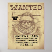 Funny Santa Poster (Vorne)