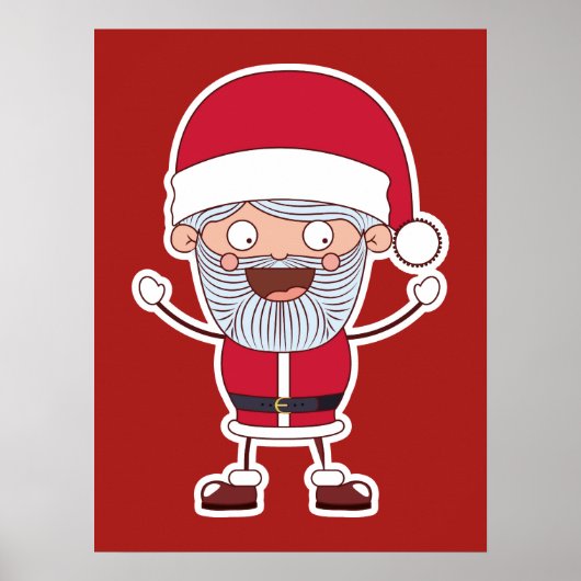 Funny Santa poster (Vorne)