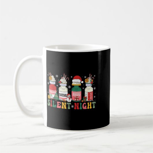Funny Santa Profol Silent Night Icu Nurses Merry C Kaffeetasse (Links)