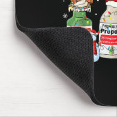 Funny Santa Profol Silent Night Icu Nurses Merry C Mousepad (Ecke)