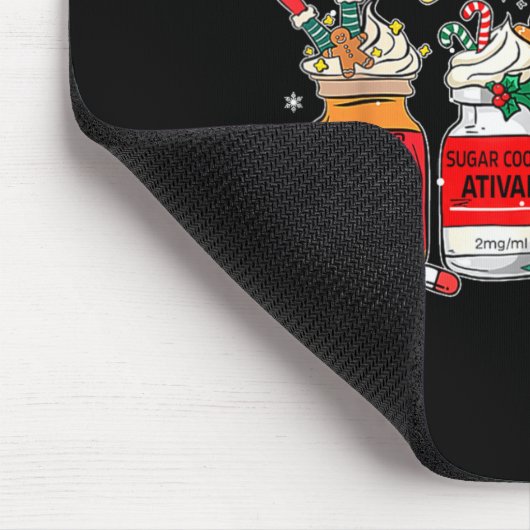 Funny Santa Profol Silent Night Icu Nurses Merry C Mousepad (Ecke)