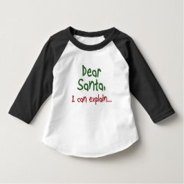Funny Santa Quote Kleinkinder Weihnachtskleidung Kleinkind T-shirt
